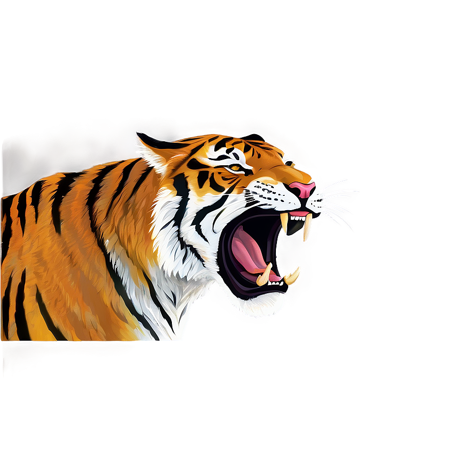 Wild Tiger Snarl Png Mci PNG image