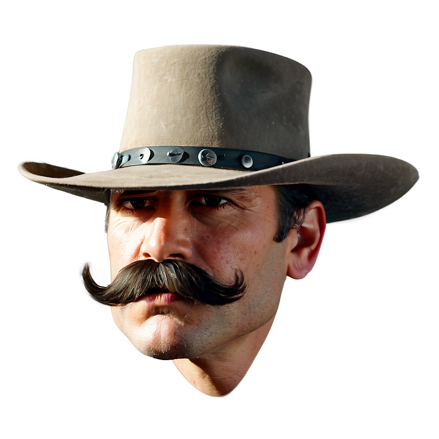 Wild West Mustache Png 05042024 PNG image