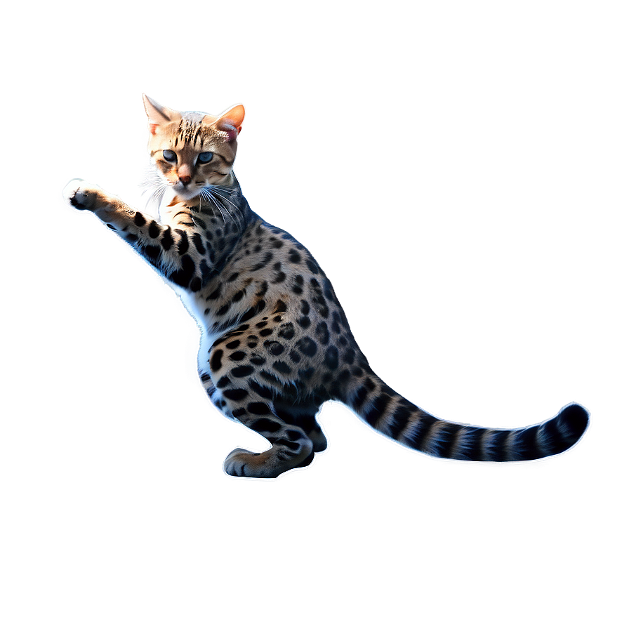 Wildcat Hunting Pose Png Exc43 PNG image