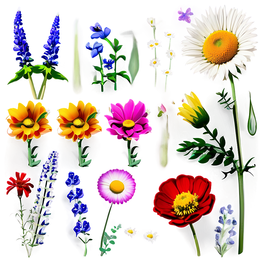 Wildflower Ecstasy Array Png Erf94 PNG image