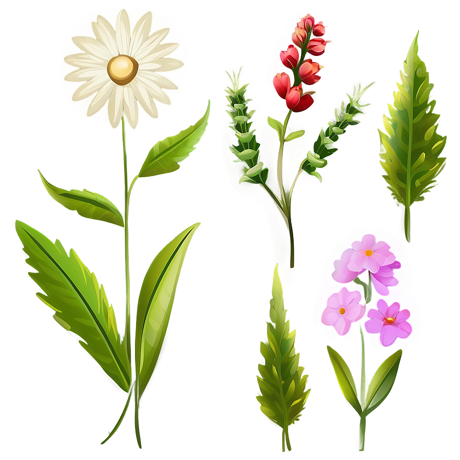 Wildflower Transparent Illustration Png 75 PNG image