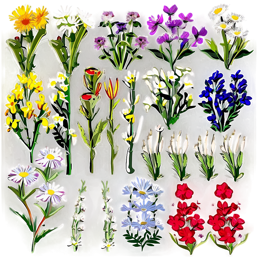 Wildflowers In Bloom Png 54 PNG image