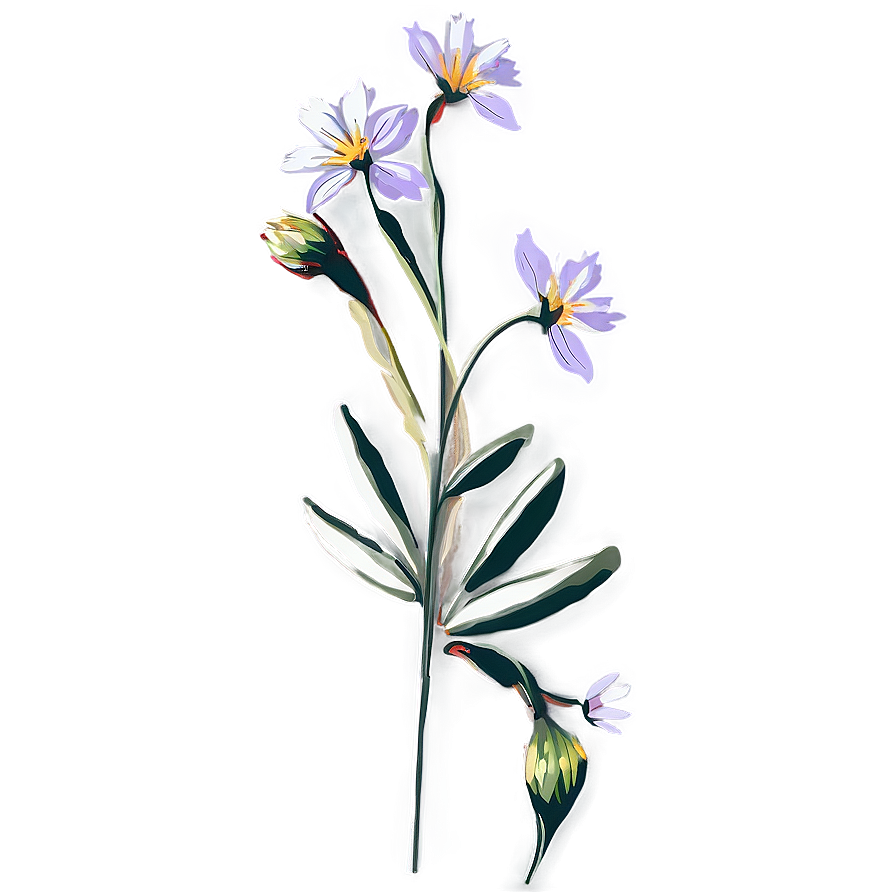 Wildflowers In Detail Png 40 PNG image