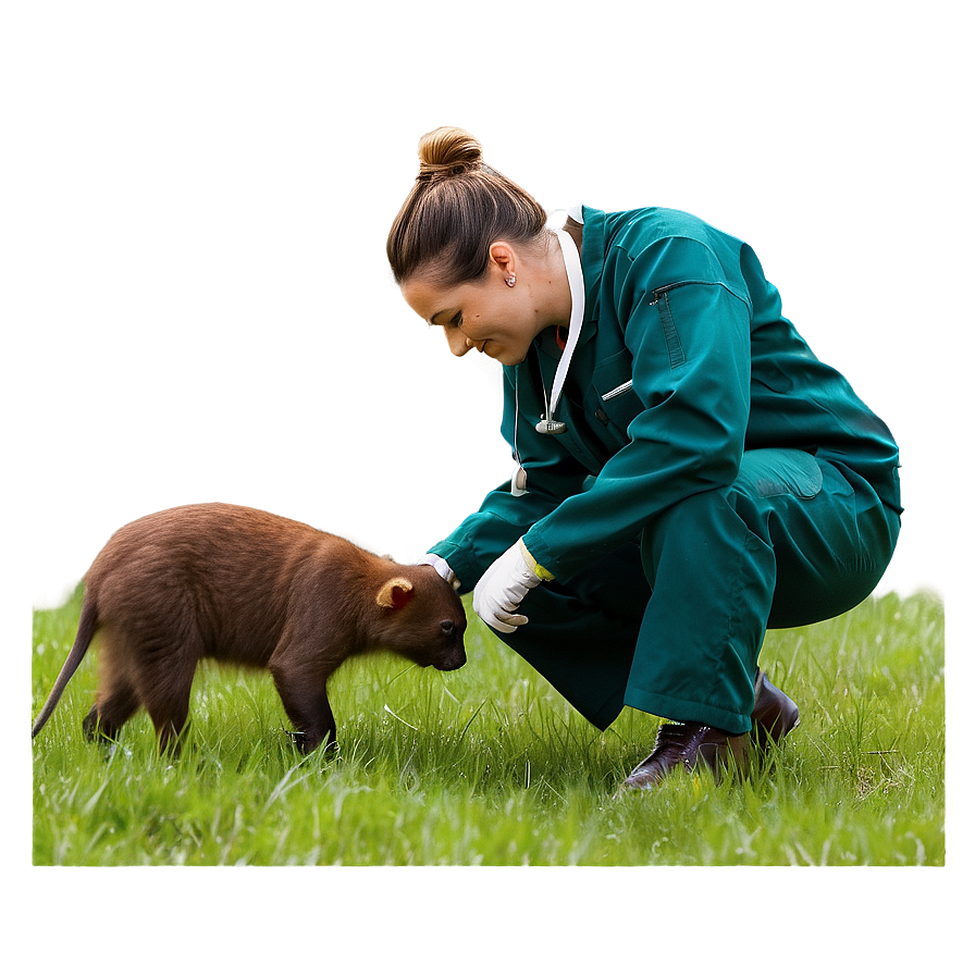 Wildlife Vet On Field Png Cjm PNG image