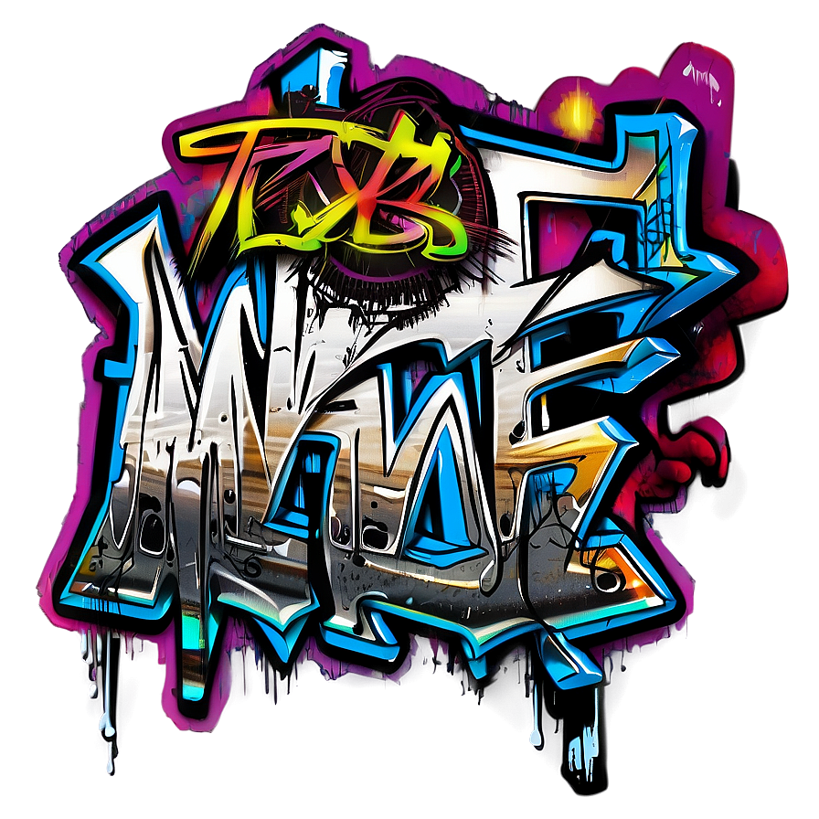 Wildstyle Graffiti Png 05032024 PNG image