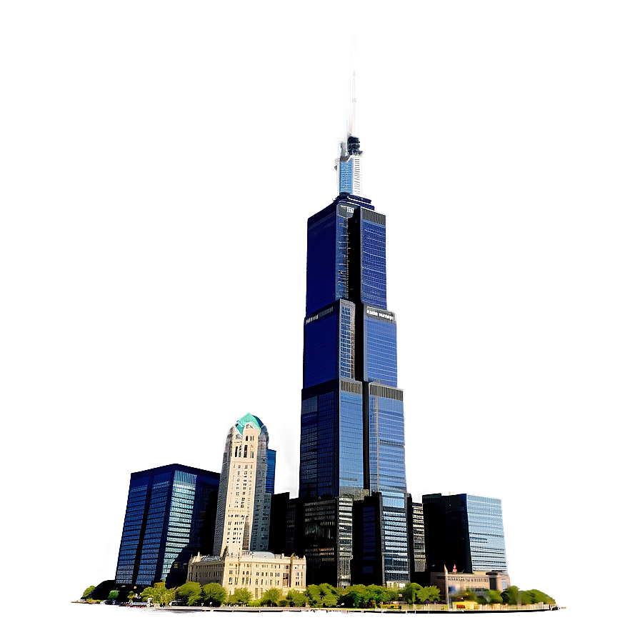 Willis Tower Chicago Png Uvq PNG image