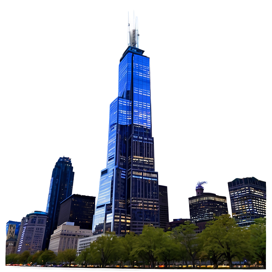 Willis Tower Landmark Png Udy PNG image