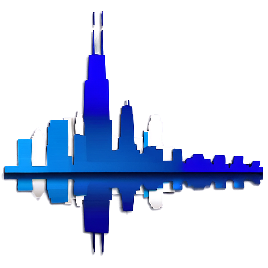 Willis Tower Skyline Silhouette Png Idb PNG image