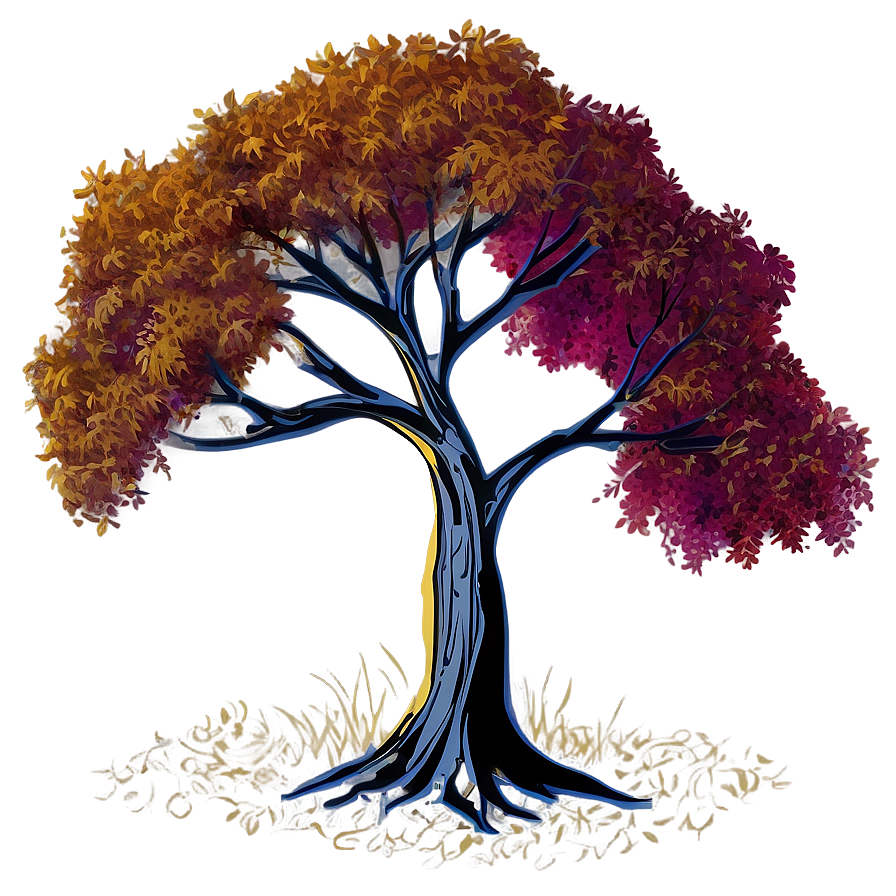 Willow Tree Line Art Png 06122024 PNG image