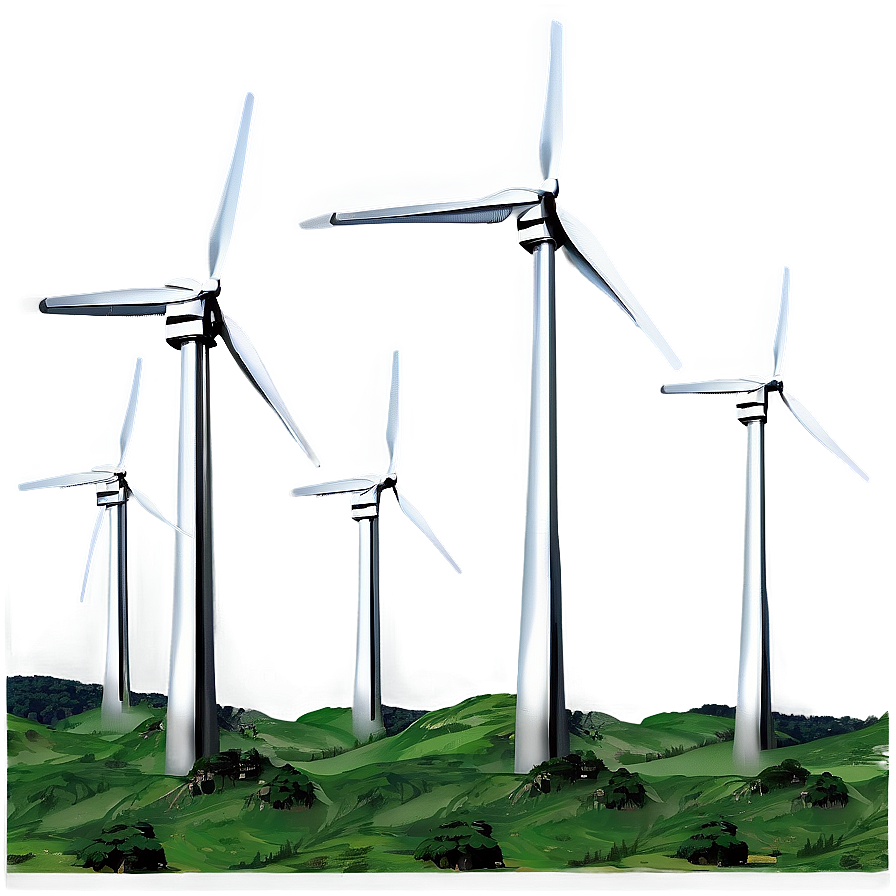 Wind Energy Landscape Png 47 PNG image