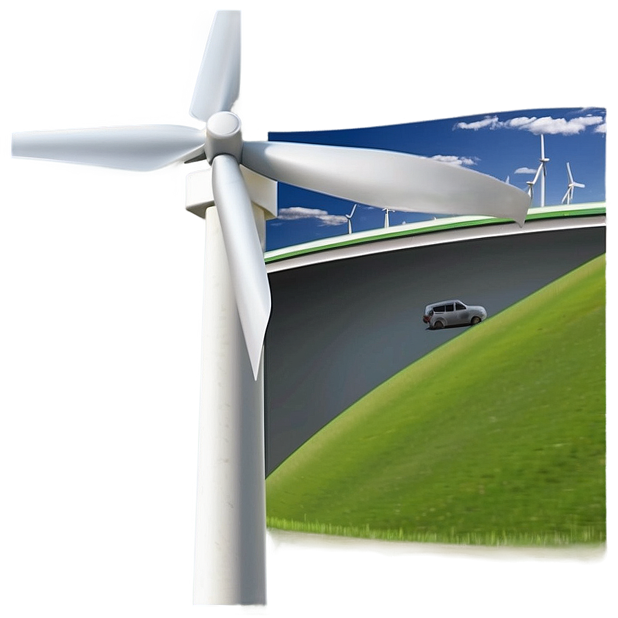 Wind Power Generation Png 06292024 PNG image