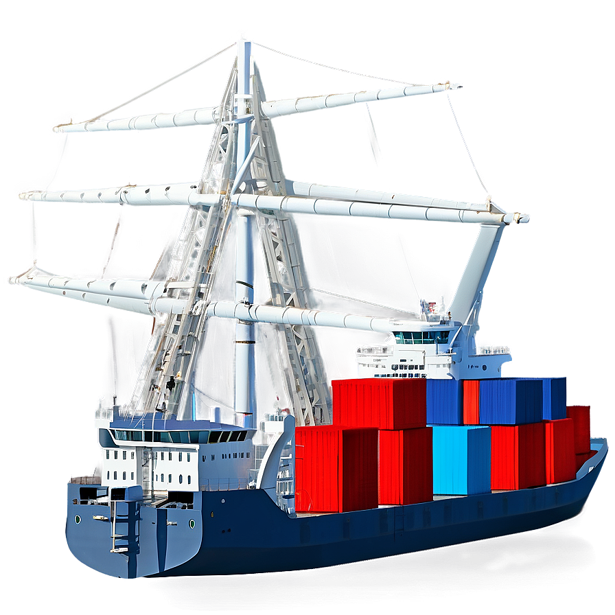 Wind-powered Cargo Ship Png Tru5 PNG image