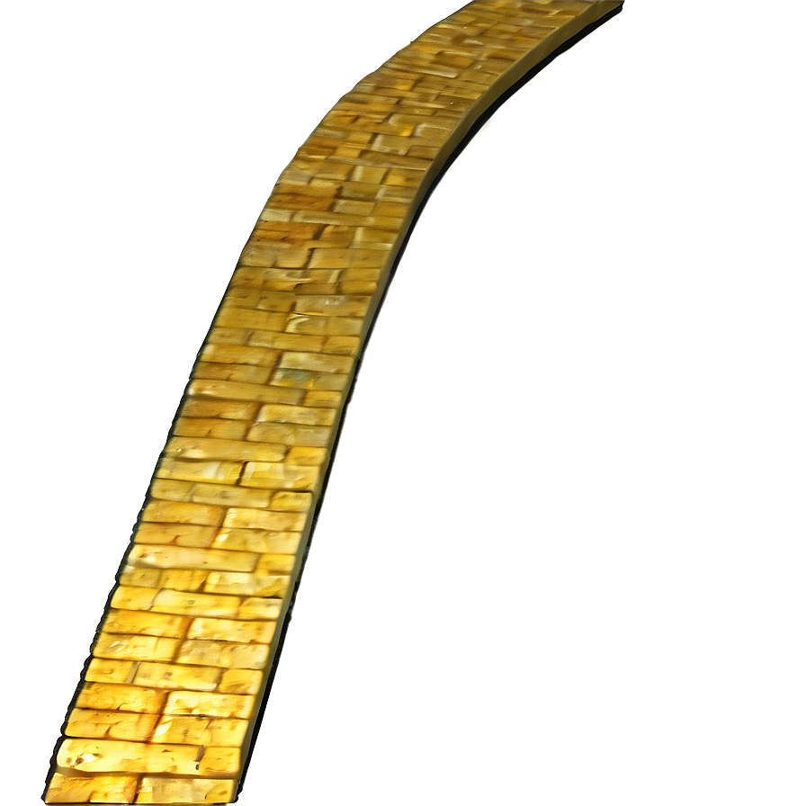 Winding Yellow Brick Road Landscape Png Jry20 PNG image