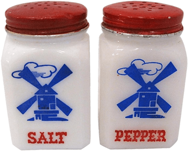 Windmill Saltand Pepper Shakers PNG image