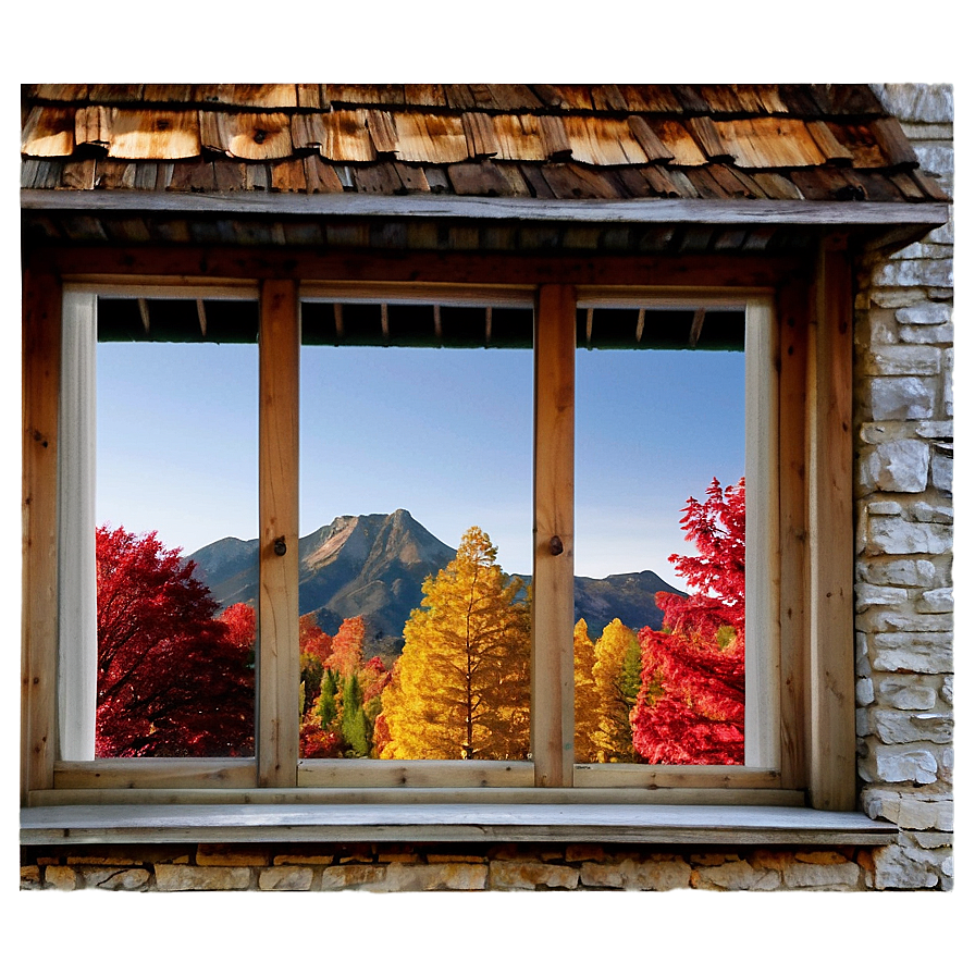 Window In Autumn Season Png Fmn17 PNG image