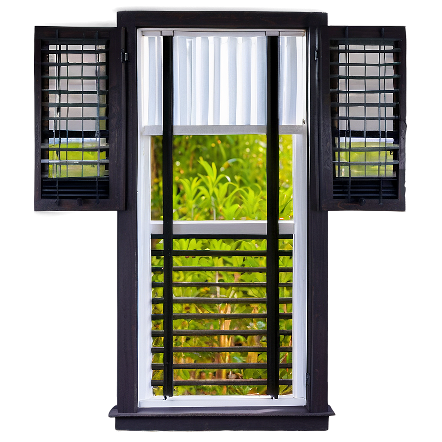 Window With Rolling Blinds Png 05042024 PNG image