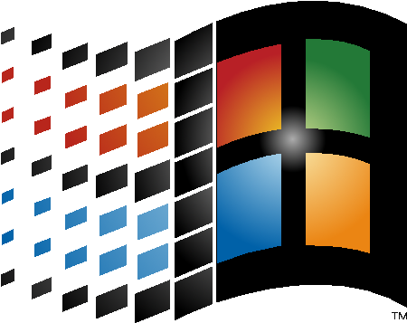 Windows Logo Evolution PNG image