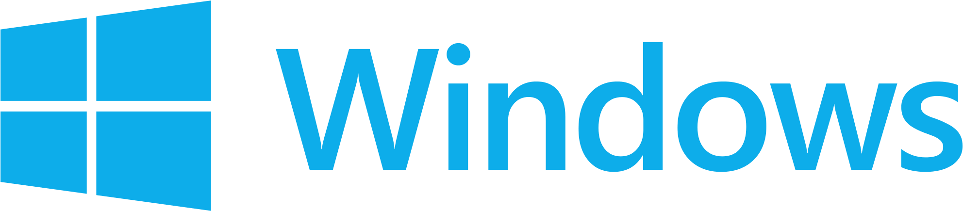 Windows Logo Flat Design PNG image