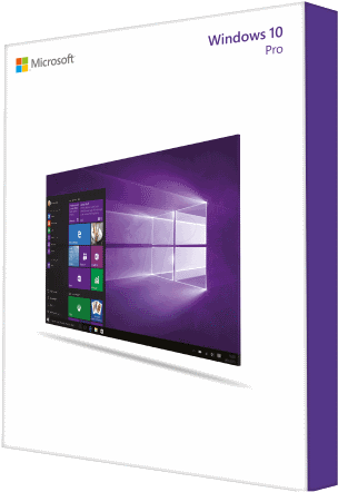 Windows10 Pro Box Art PNG image