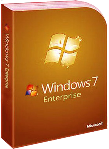 Windows7 Enterprise Box PNG image