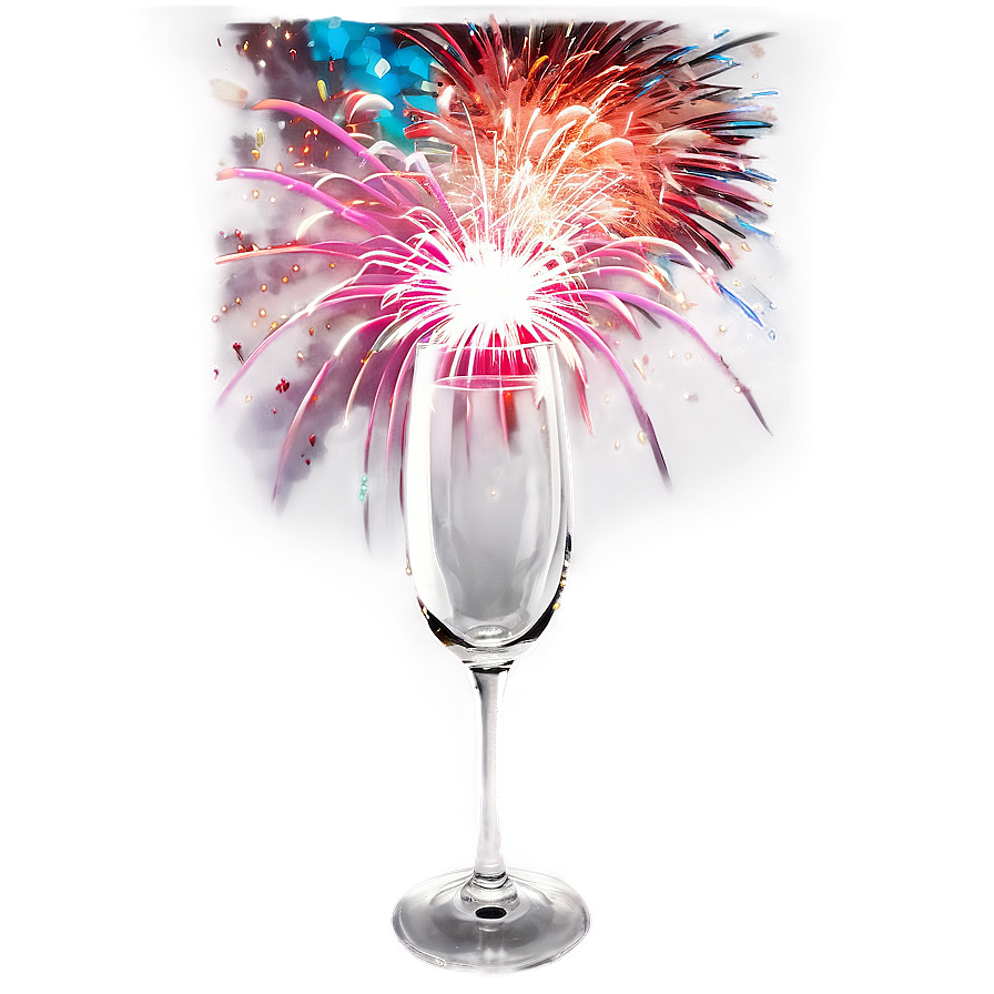 Wine Glass With Fireworks Png Guw PNG image