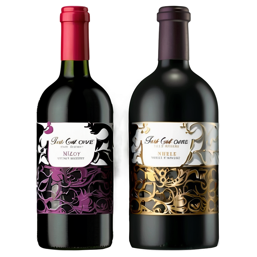 Wine Label C PNG image