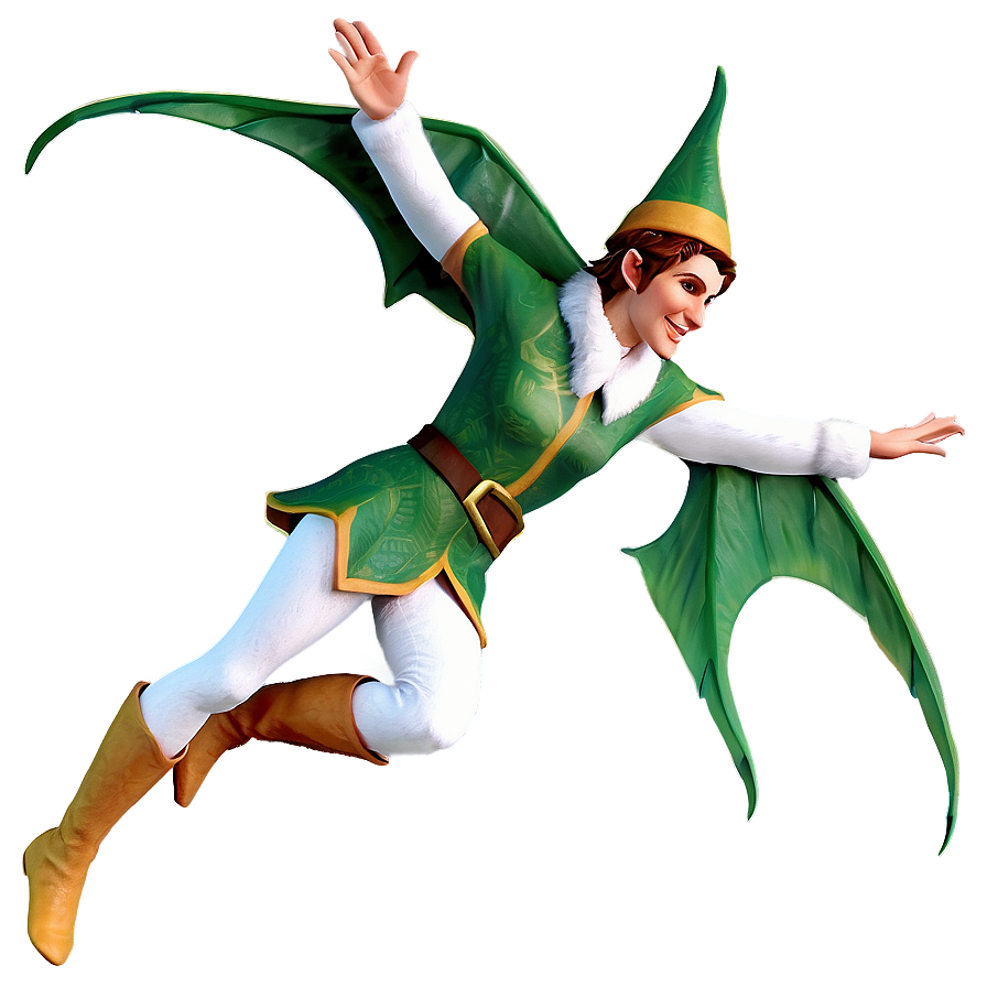 Winged Elf Taking Flight Png 17 PNG image