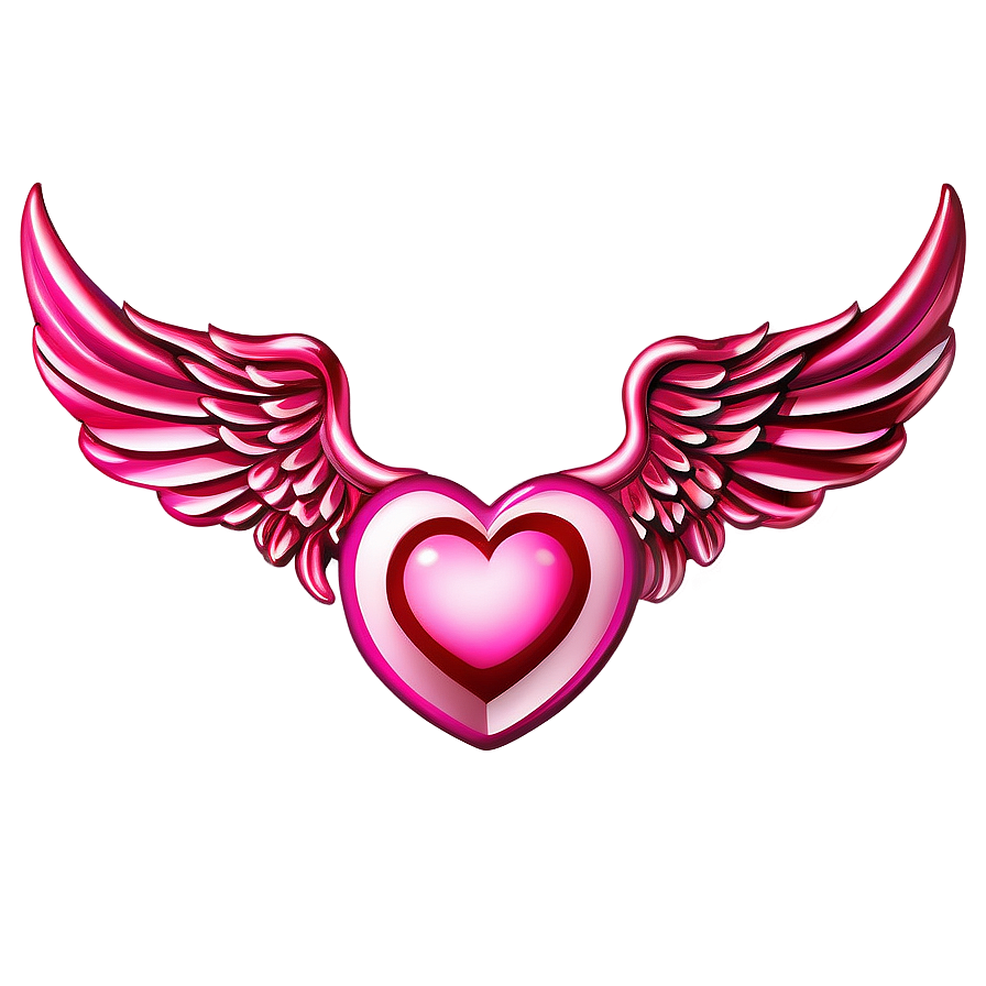 Wings Rose, Heart Fell Png 06282024 PNG image