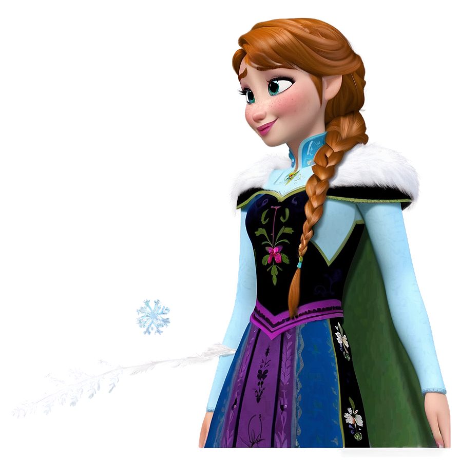 Winking Anna Frozen Png 53 PNG image