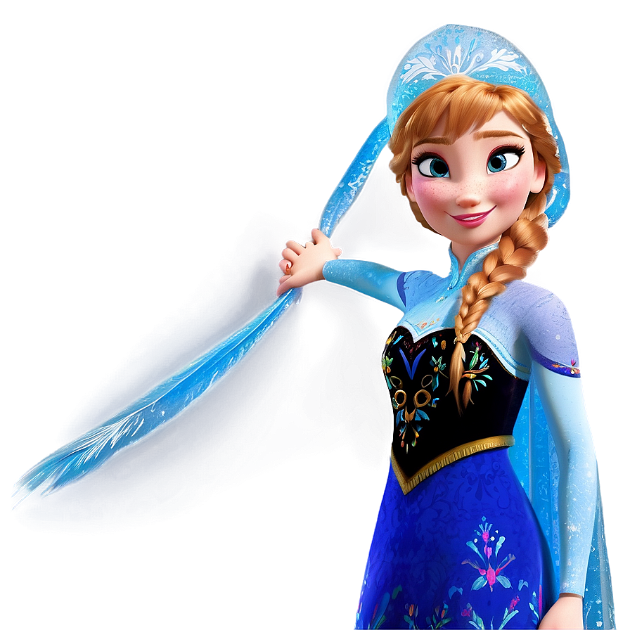 Winking Anna Frozen Png Wls92 PNG image