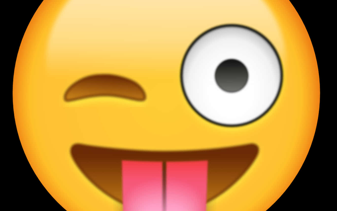 Winking Face Tongue Out Emoji PNG image