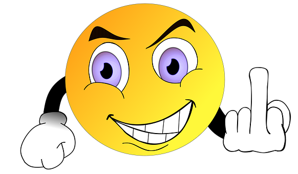 Winking Smiley Face Gesture PNG image