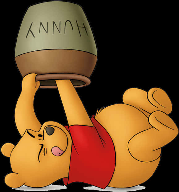 Winnie The Pooh Honey Pot Trouble PNG image