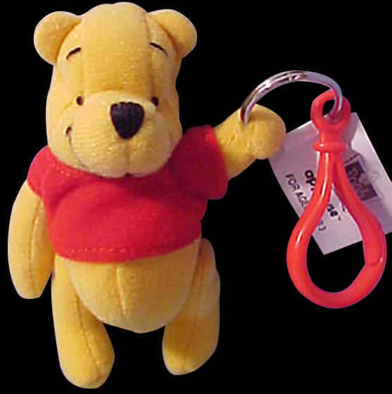 Winnie The Pooh Keychain Plush PNG image