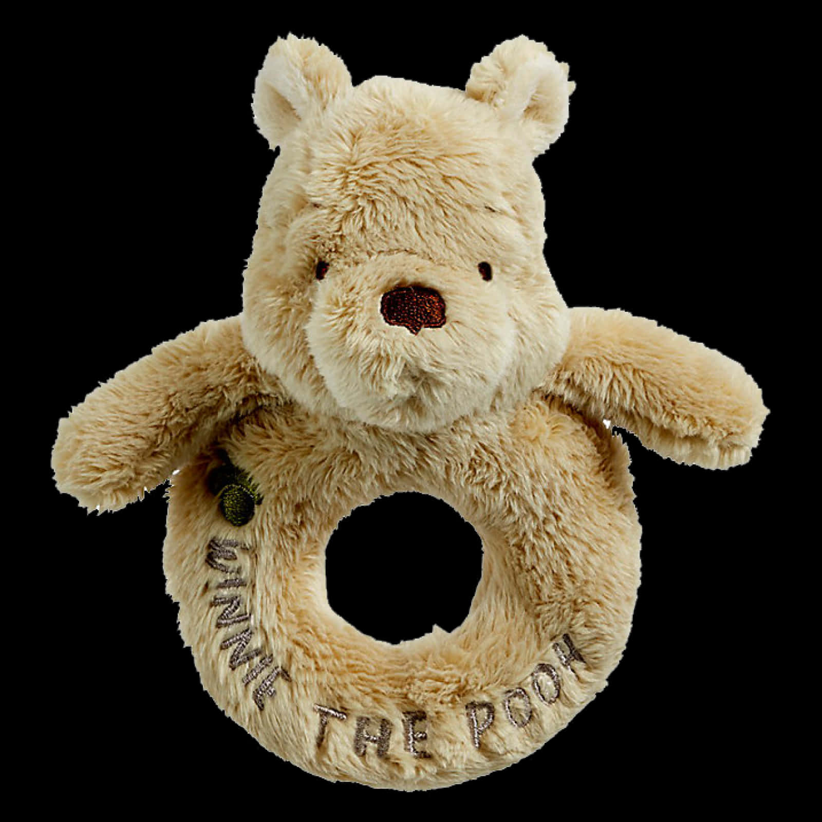 Winniethe Pooh Plush Ring Toy PNG image