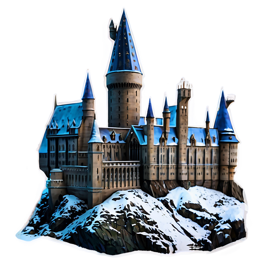 Winter At Hogwarts Png 13 PNG image