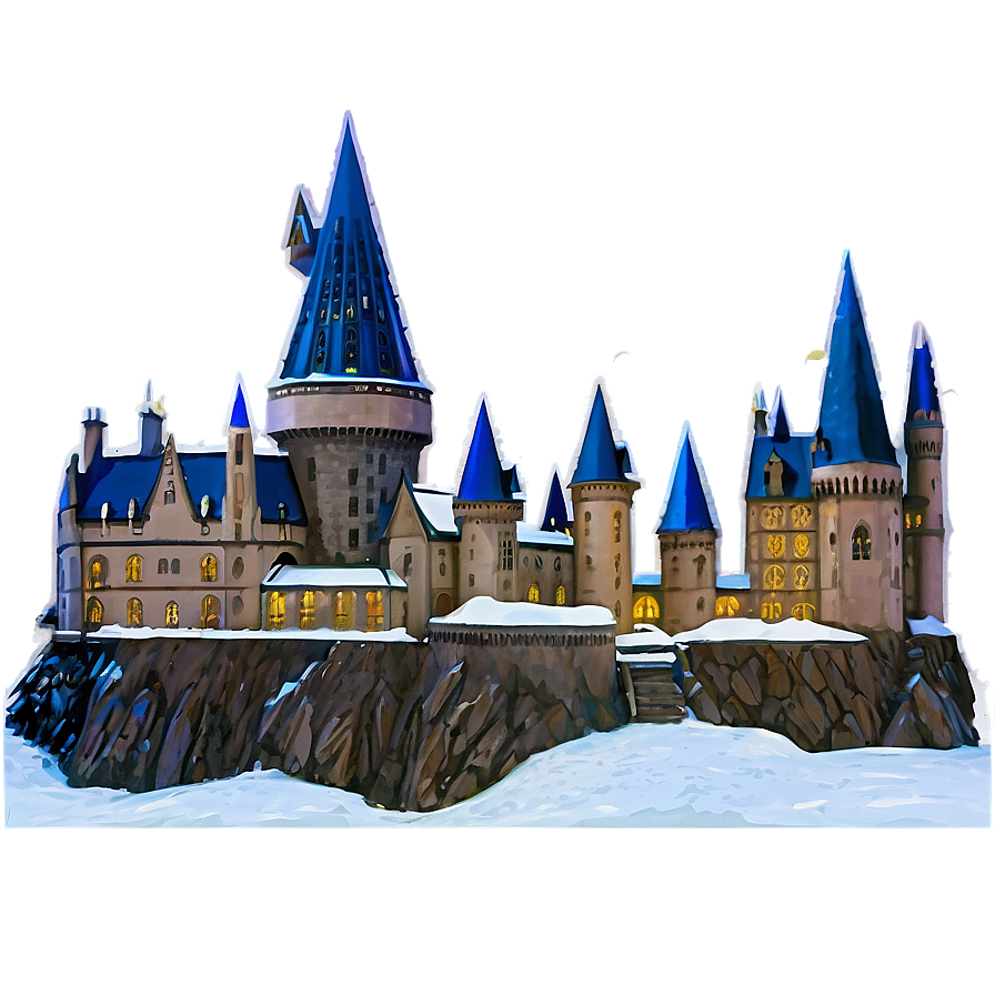 Winter At Hogwarts Png 70 PNG image