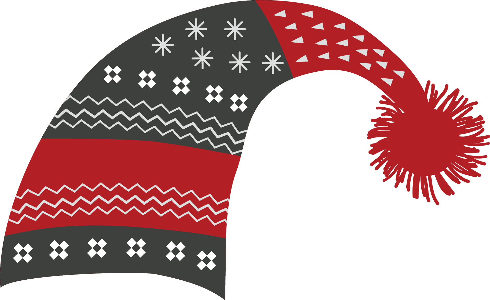 Winter Beanie Hat Design PNG image