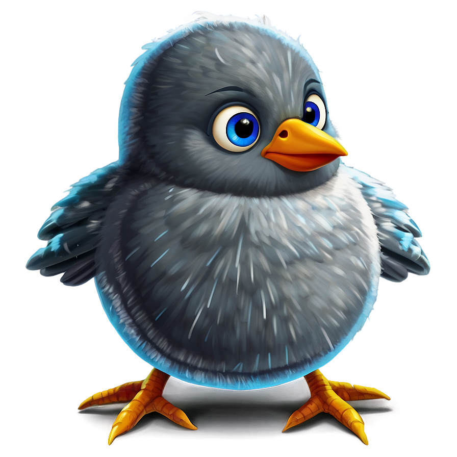 Winter Cartoon Bird Png 44 PNG image