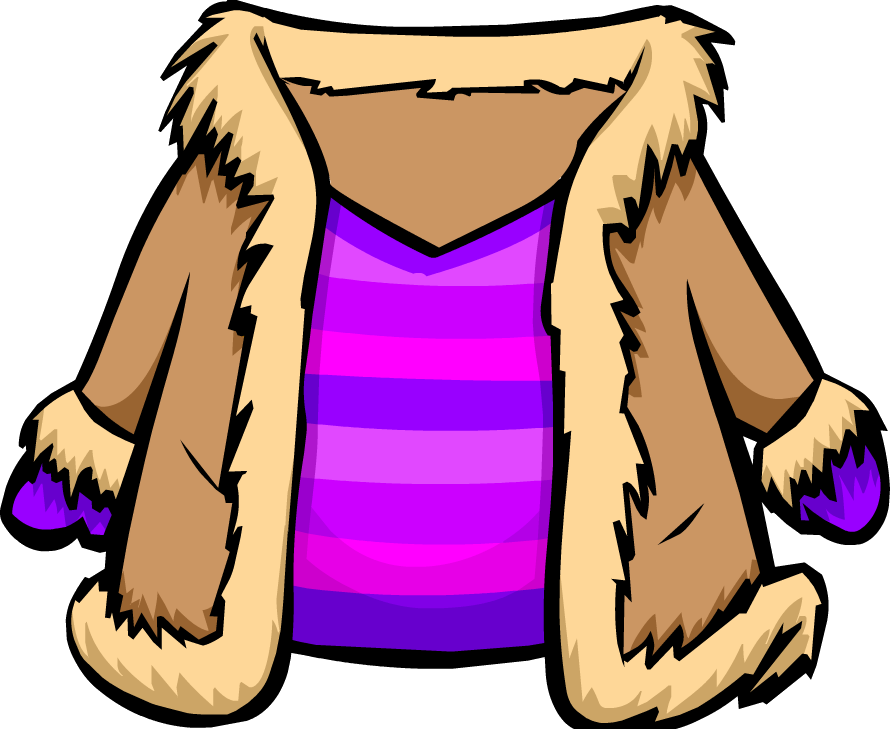 Winter Coat Cartoon Illustration PNG image