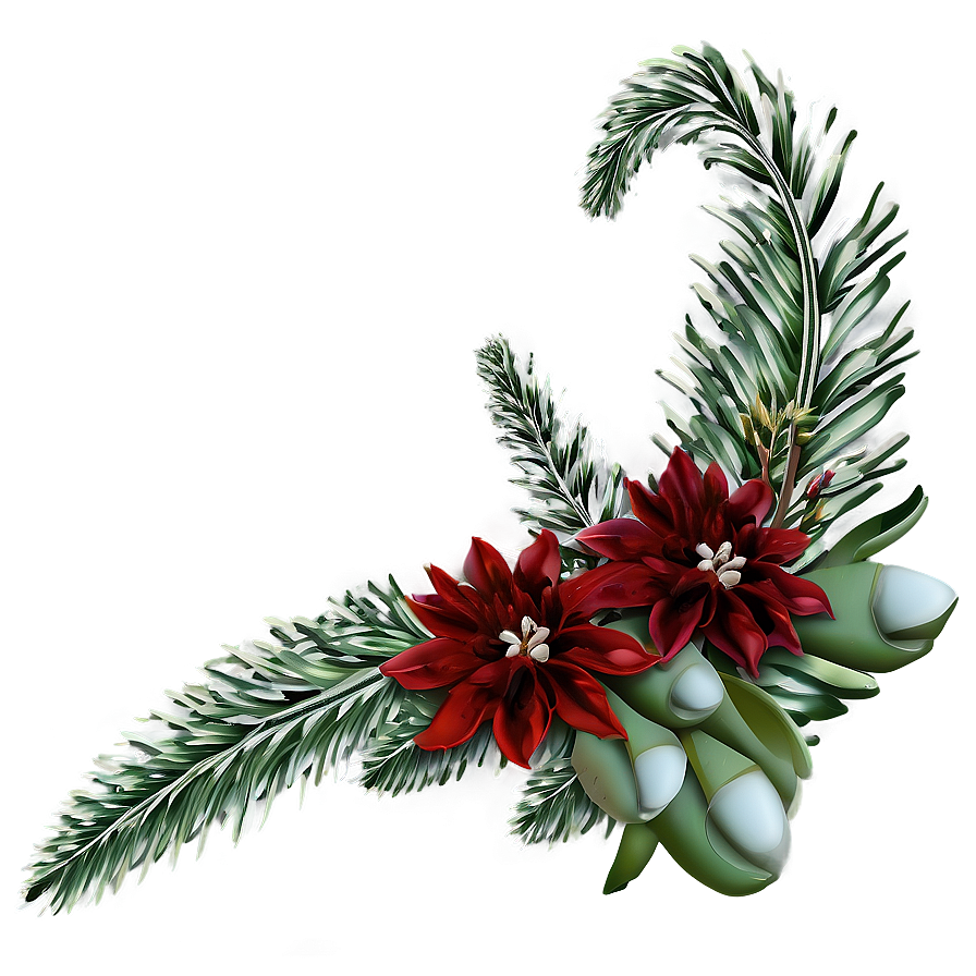 Winter Floral Arrangement Png 44 PNG image