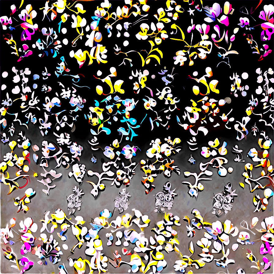 Winter Floral Pattern Png 06202024 PNG image