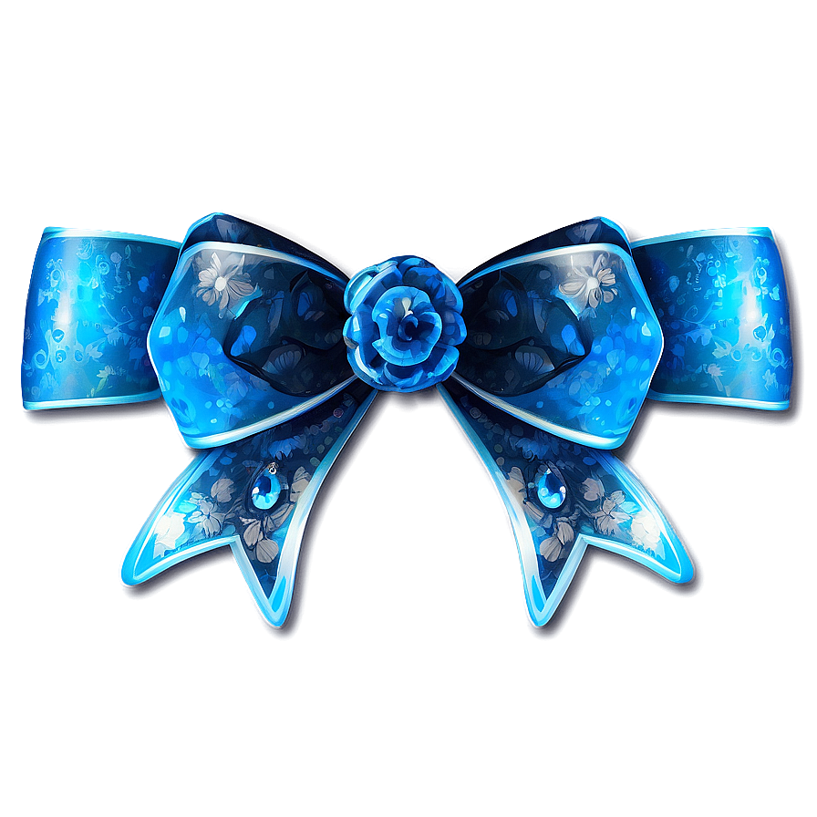 Winter Frost Gift Bow Png Kty39 PNG image