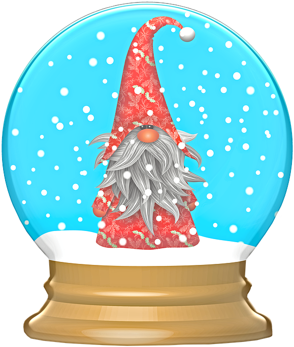 Winter Gnome Snow Globe.png PNG image