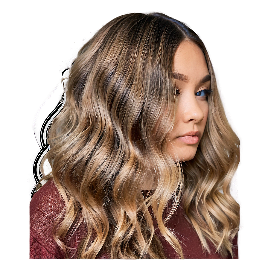 Winter Hair Waves Inspiration Png 1 PNG image