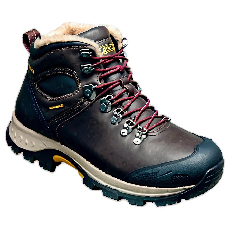 Winter Hiking Boot Insulated Png 06282024 PNG image