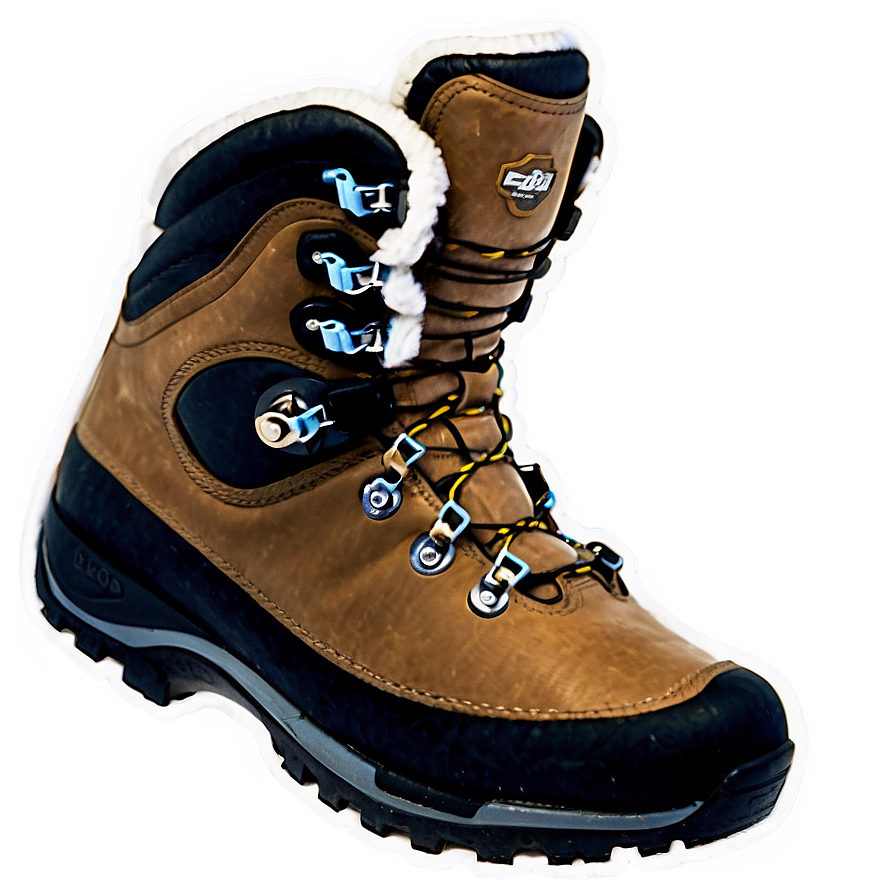 Winter Hiking Boot Insulated Png Rnn29 PNG image