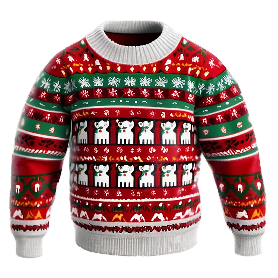 Winter Holiday Sweater Png 79 PNG image