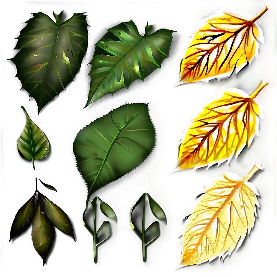 Winter Leaves Png 19 PNG image