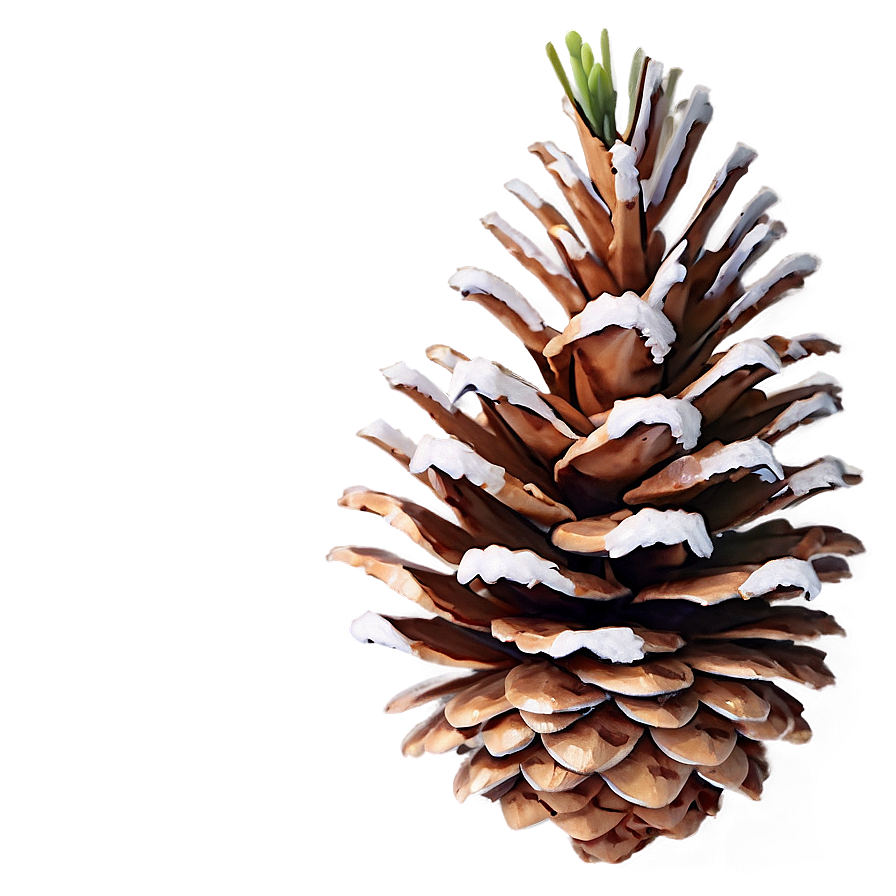 Winter Pine Cone Png 06202024 PNG image